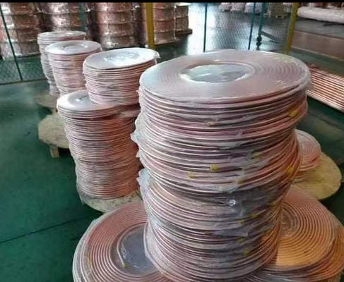 Brass Coil Red Seamless Copper Pipe C10100 C10200 C11000 T1 T2 T3 T4