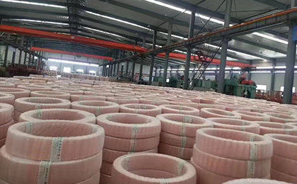 Yüksek sıcaklık derecesinde cilalama bakır boru