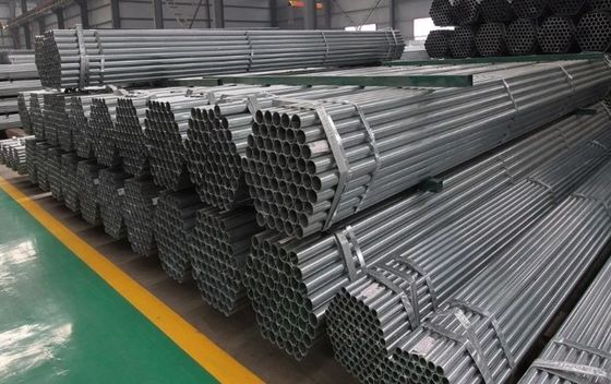 Özel Uzunluk Hdg Çelik Boru BS1387 / BS1139 Sınıf Galvanize
