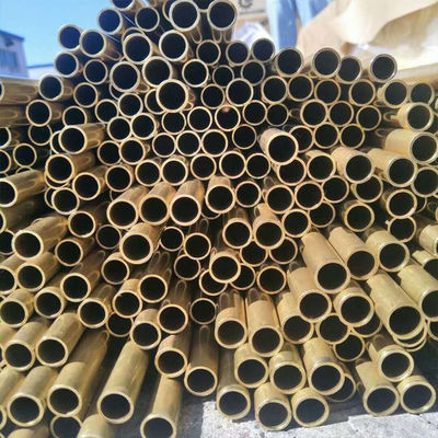 Straight 22mm 15mm Bright Copper Alloy Seamless Tube / Pipe Small Diameter
